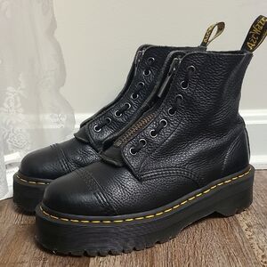 Dr. Martens Sinclair Milled Nappa Platform Boots